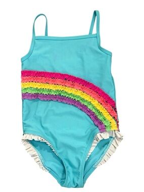 Gymboree Rainbow Ruffle Bathing Suit